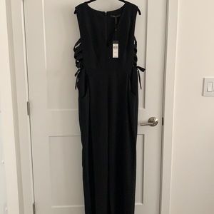 BCBG Max Azria black jumpsuit with tags on